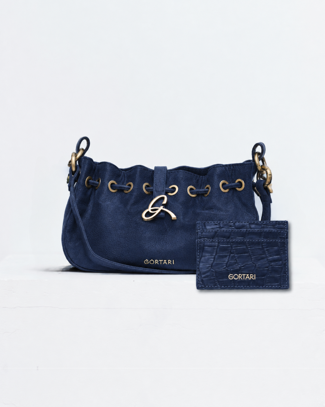 Bolso + Tarjetero Navy