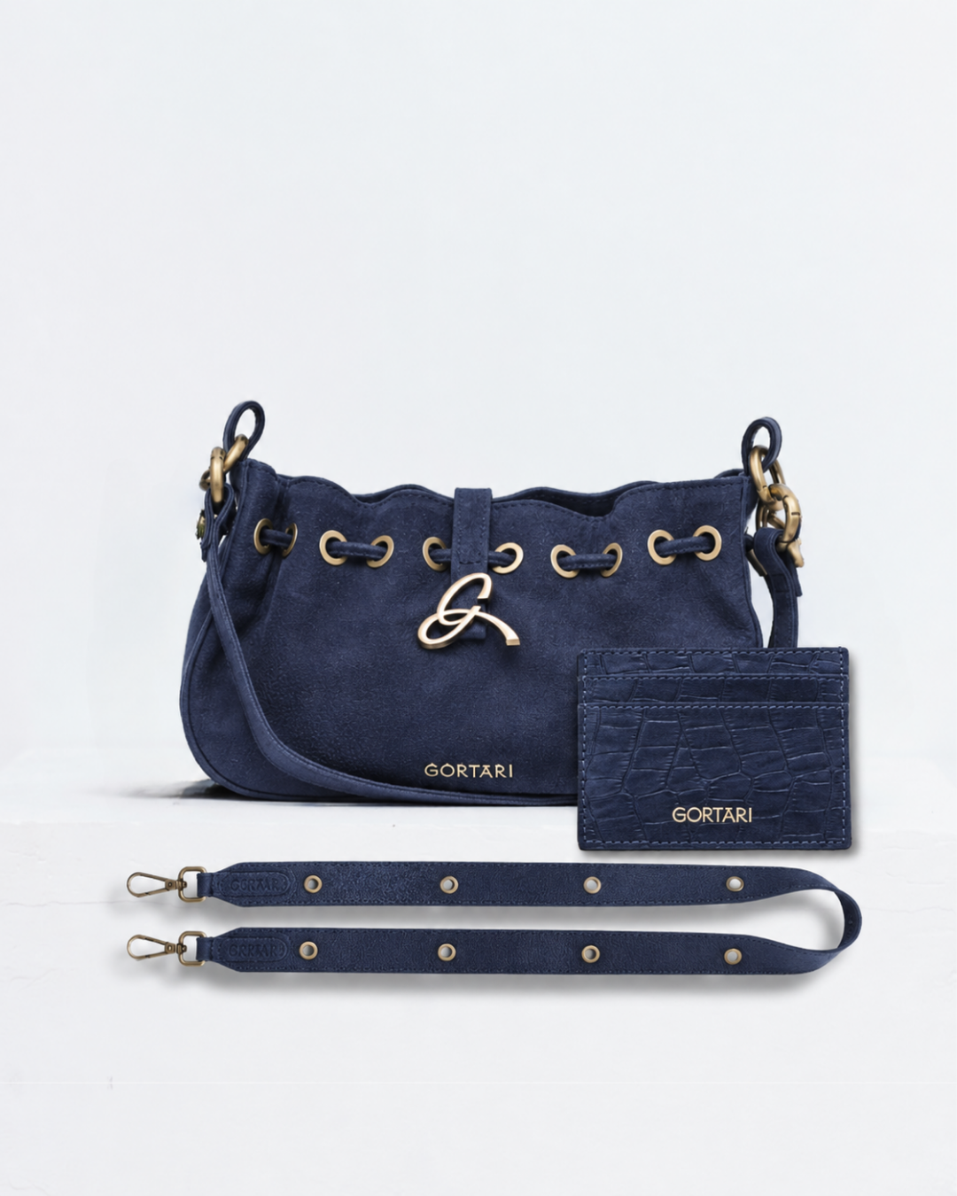 Bolso + Correa + Tarjetero Navy