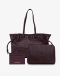 Bolso Napa Burgundy + Funda + tarjetero