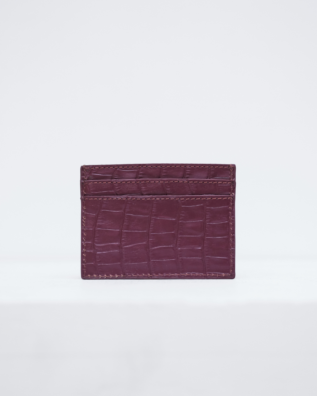 Tarjetero Club Burgundy