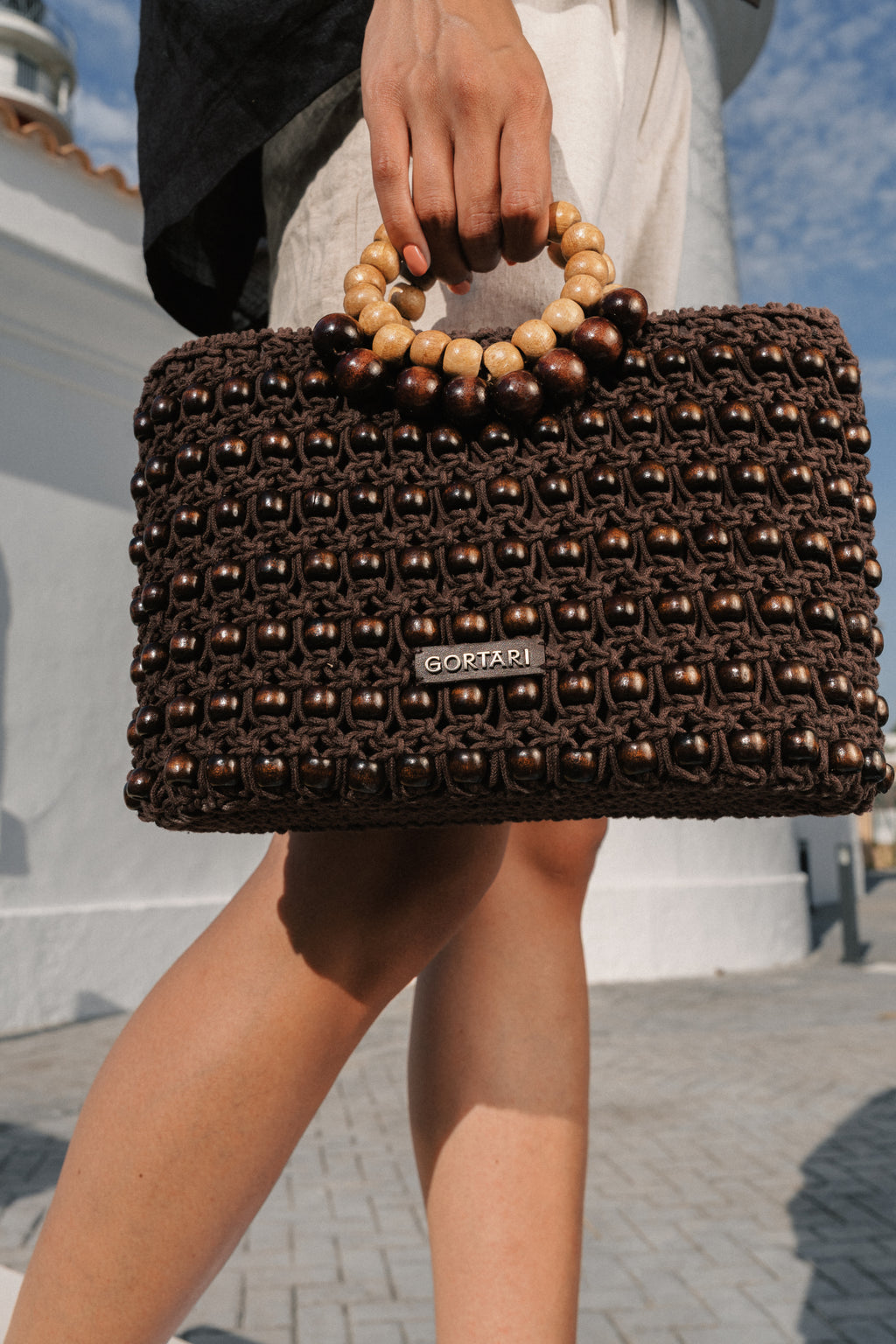 The Pochette Riviera Marrón